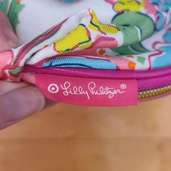 Lilly Pulitzer Makeup Bag Nosie Posey Print Target Collab NWT - Picture 3 of 7